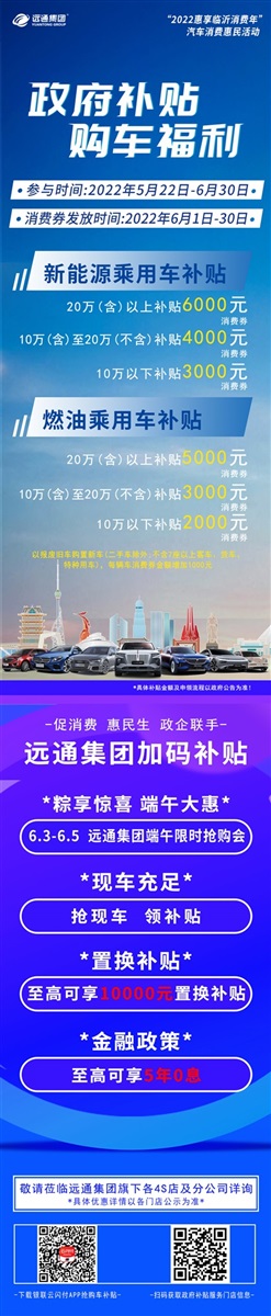 @臨沂人！政府購車補(bǔ)貼來了！#8782