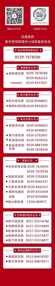 遠通零部件電商平臺上線，歡迎在線選購汽車配件！#10308